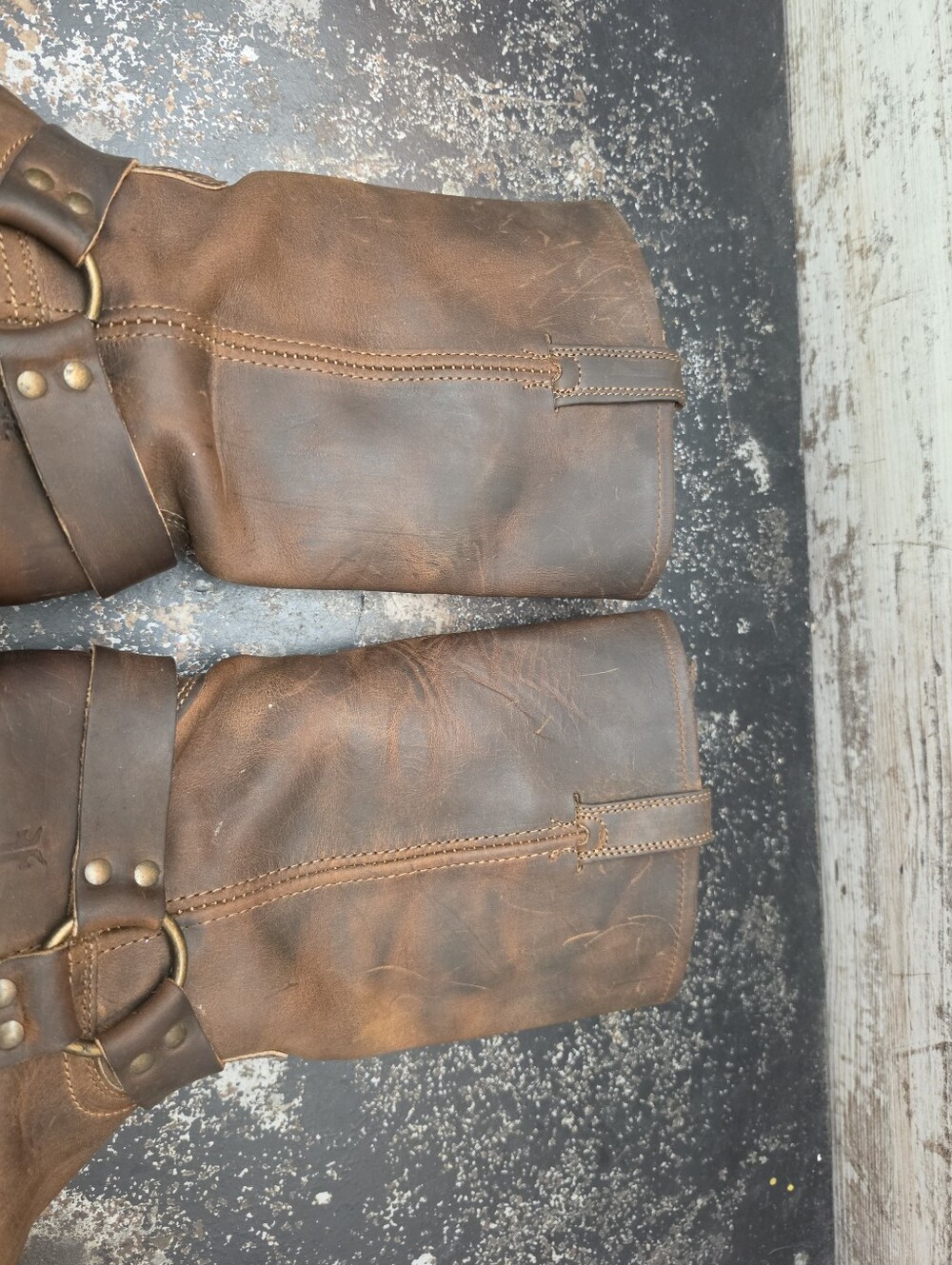 Womens Frye Harness 12R Boots Sz 10 Used 313175 700 77300-3 Brown Leather - Picture 16 of 16